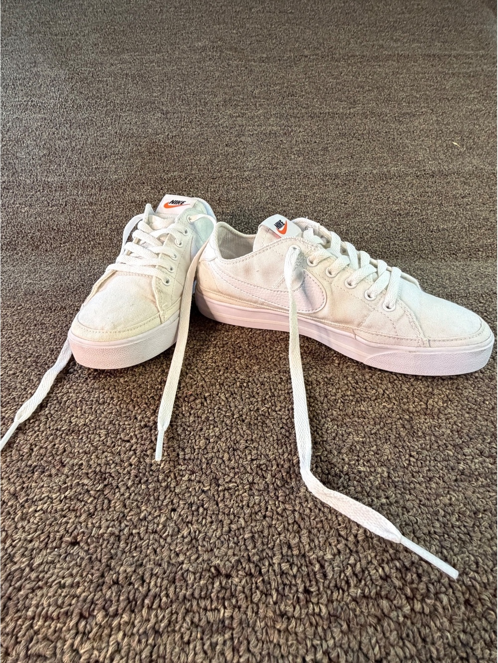 Nike Court Legacy Canvas Triple White Women's 7 CZ0294-100